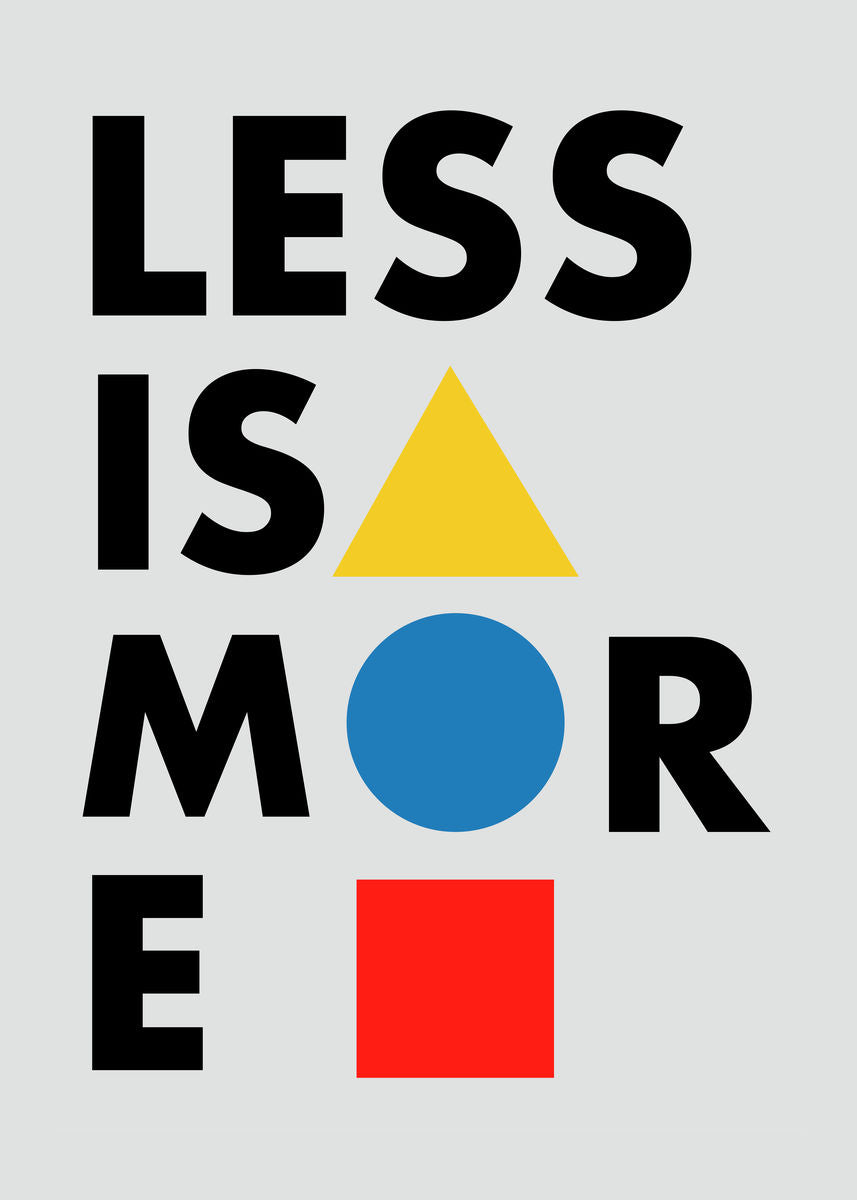bauhaus less is more