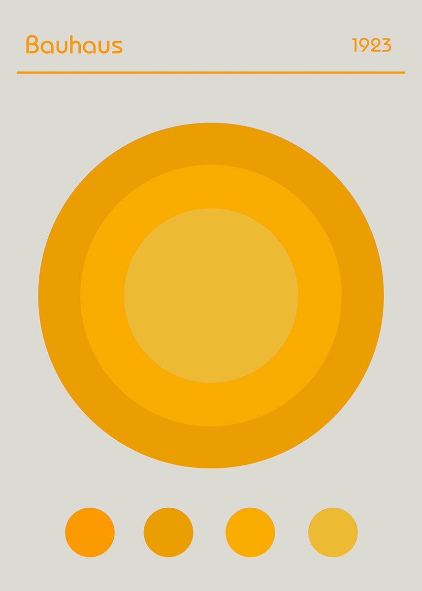 Bauhaus poster bauhaus print