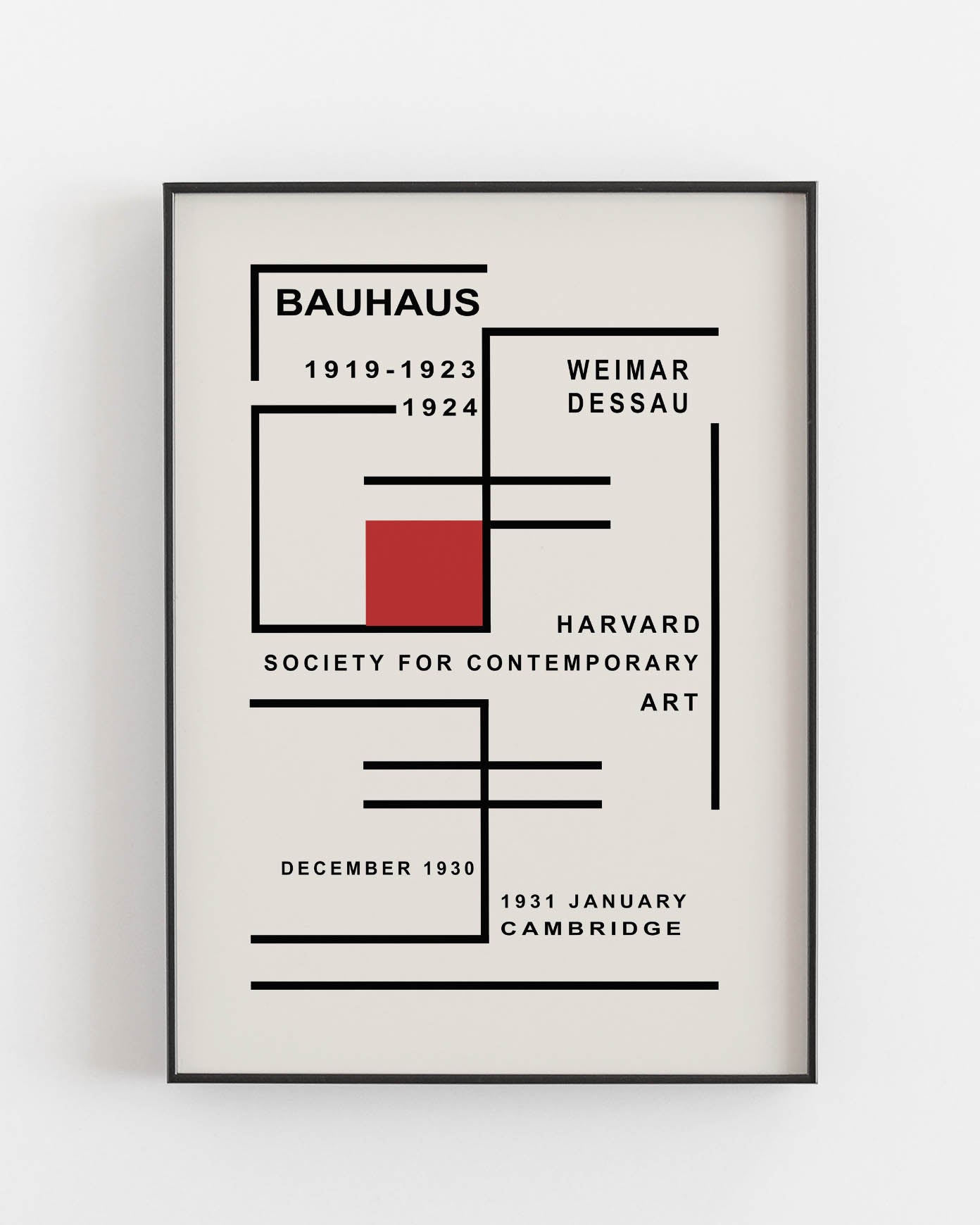 Bauhaus Harvard for contemporary art