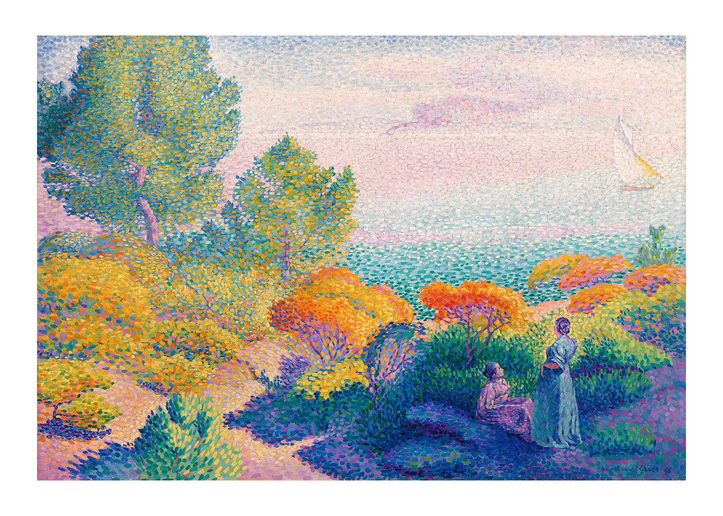 Henri-Edmond Cross - Two women by the shore