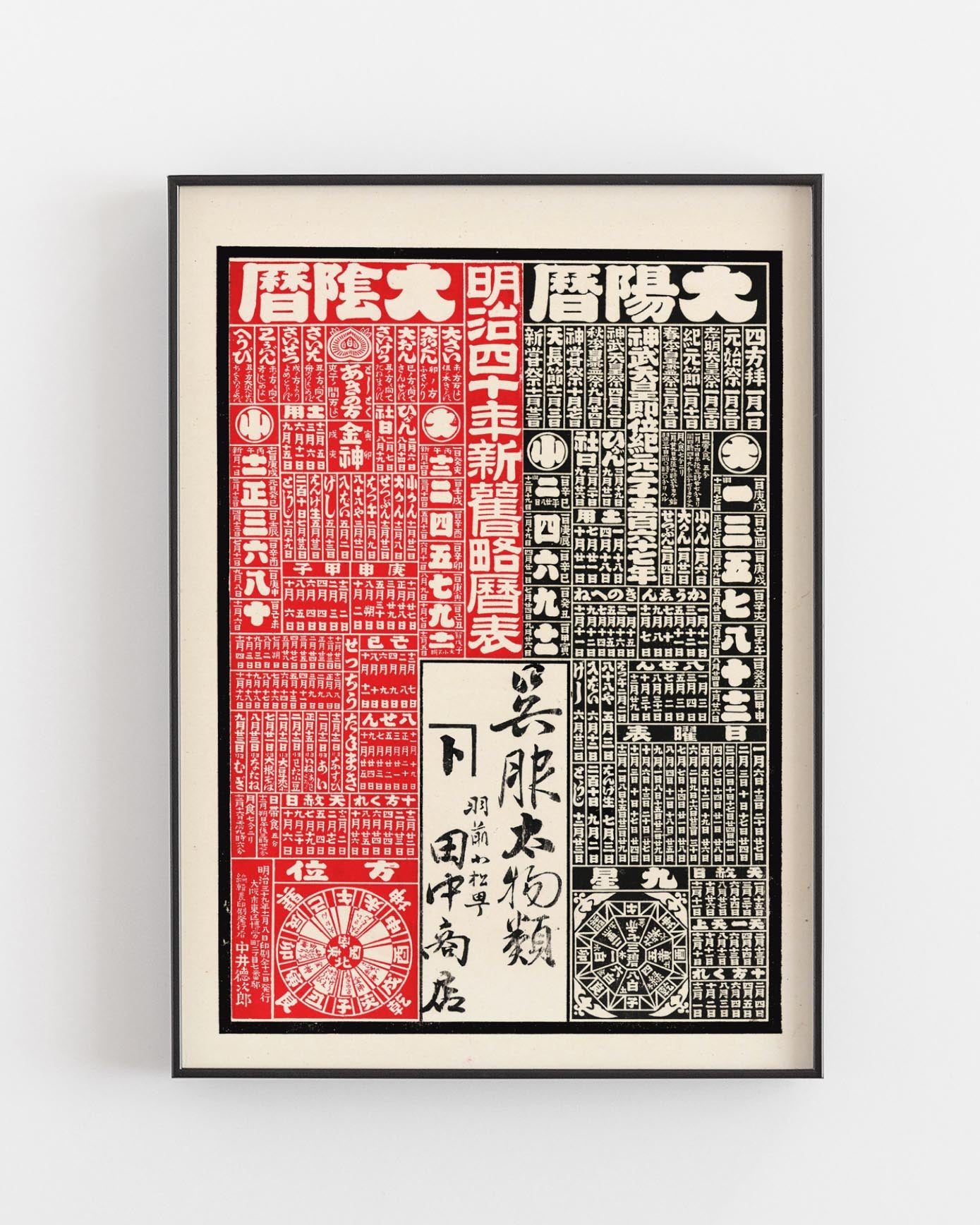 Tanaka Kimono shop print