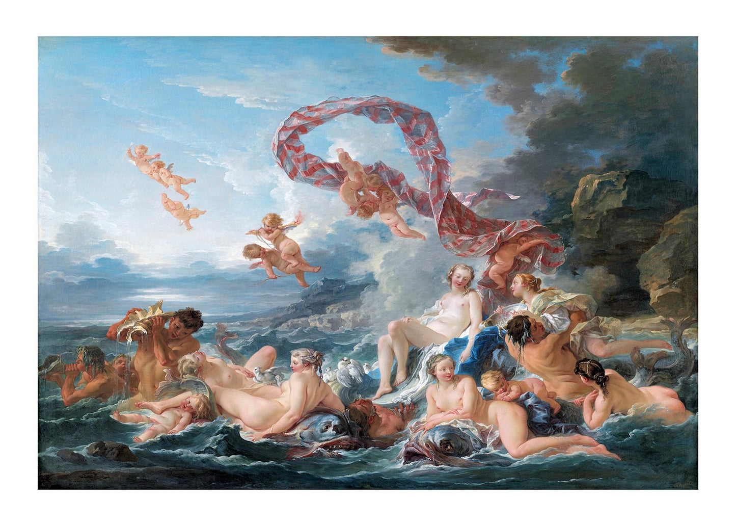 Francois Boucher - the triumph of Venus poster