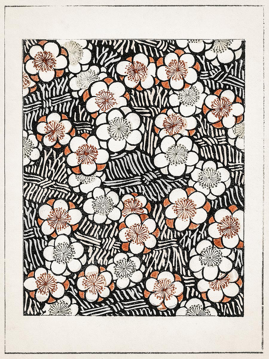 Watanabe Seitei floral pattern