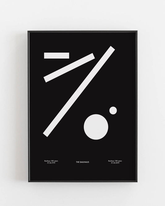Bauhaus 100 years poster