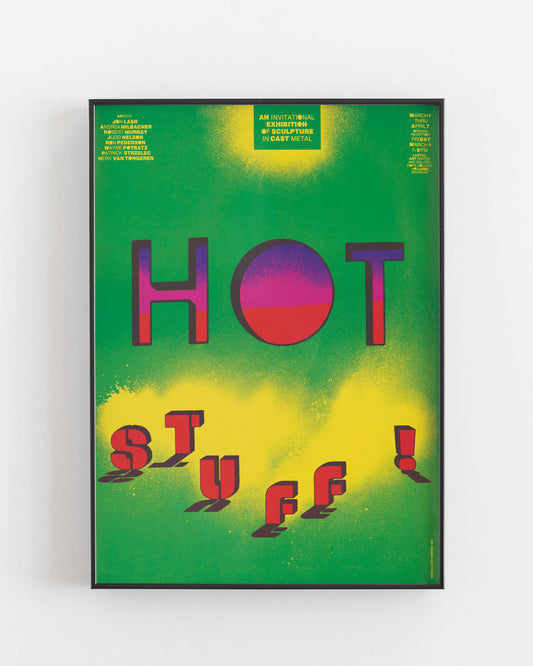 Hot stuff vintage exhibition poster