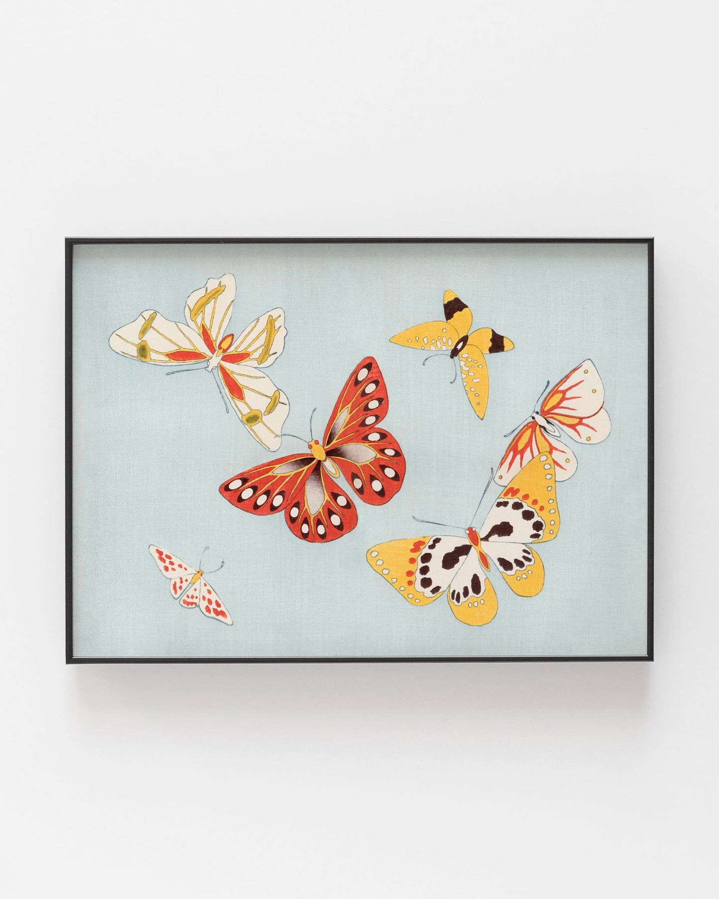 Kamisaka Sekka - butterfly vintage japanese print.
