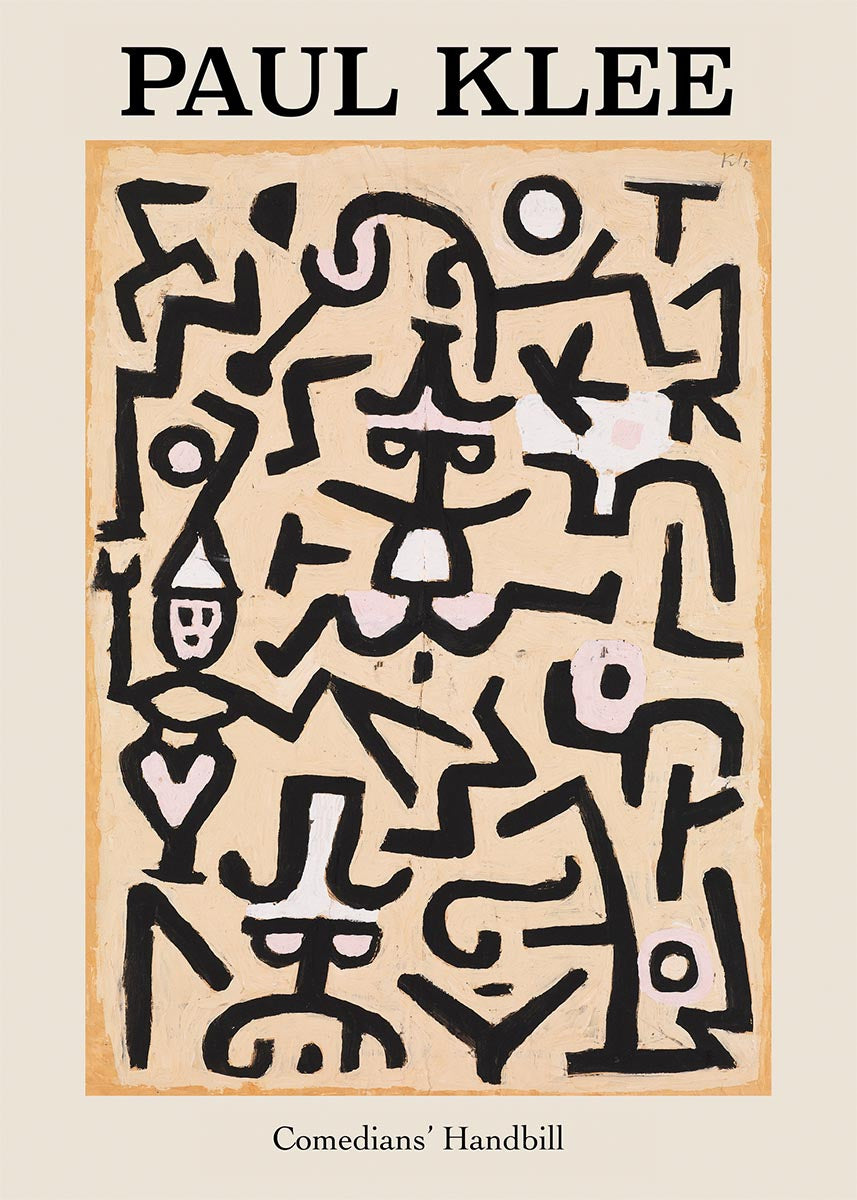 Paul Klee Comedians' Handbill