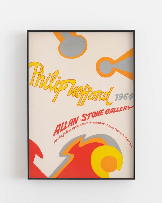 Philip Wofford vintage exhibition poster