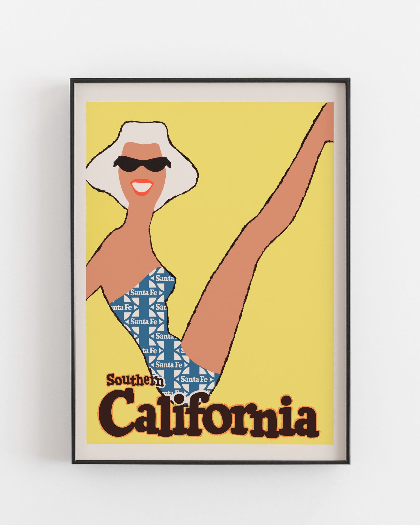 California vintage poster