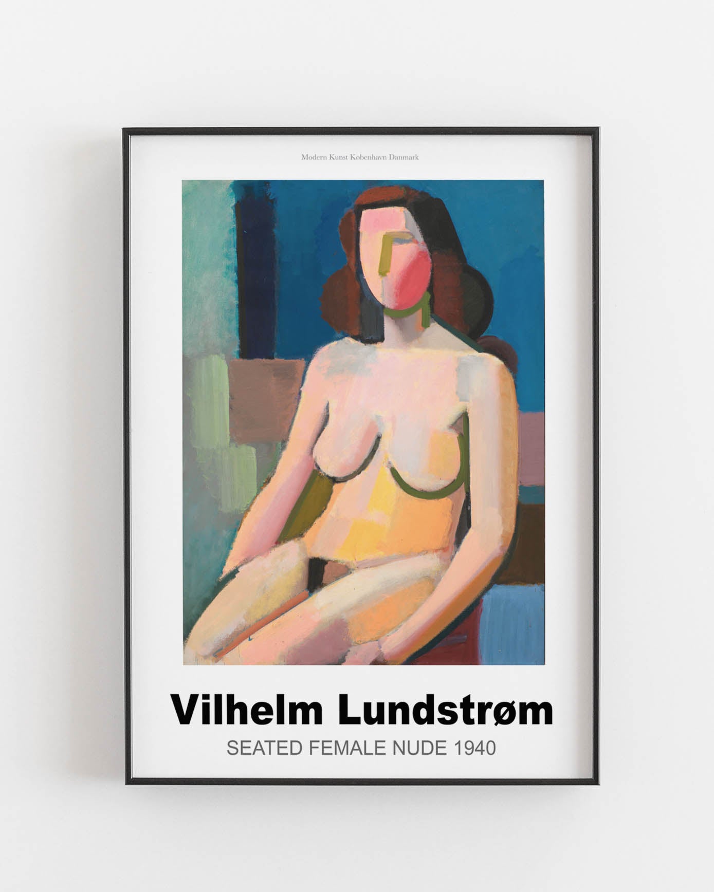 Vilhelm Lundstrom Seated Female Nude