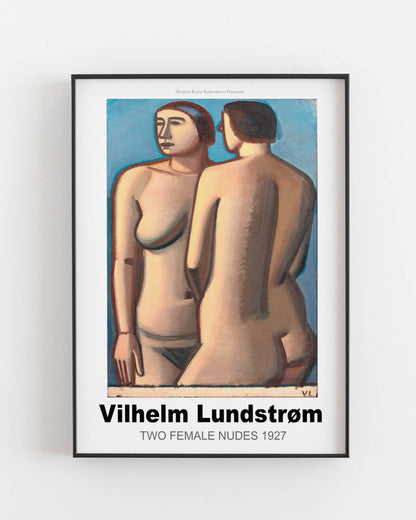 Vilhelm Lundstrom Two Female Nudes 1927