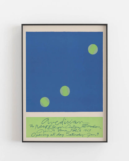 Avedisian exhibition poster