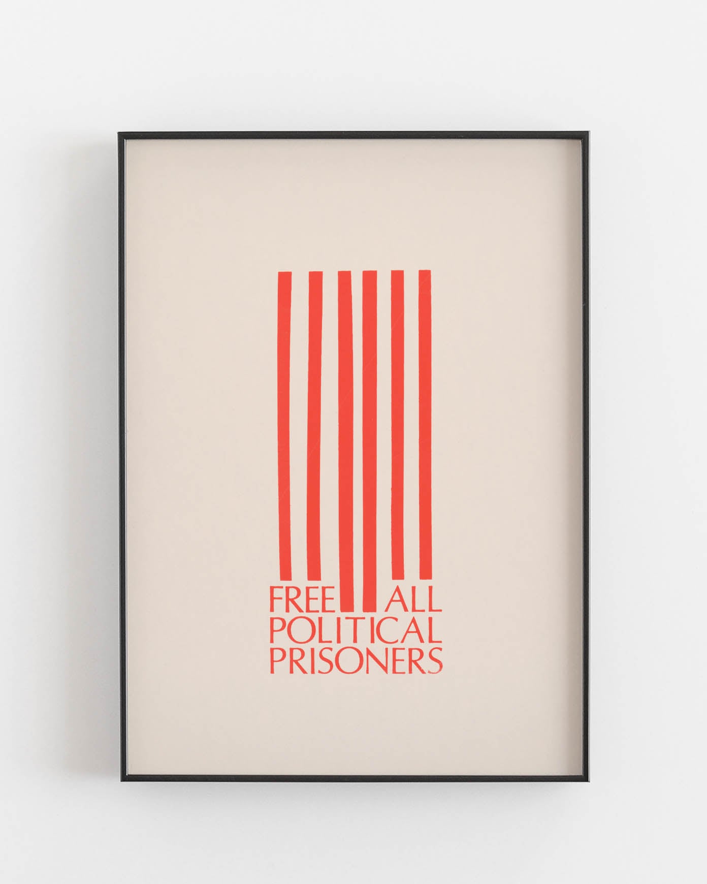 Free all political prisoners poster