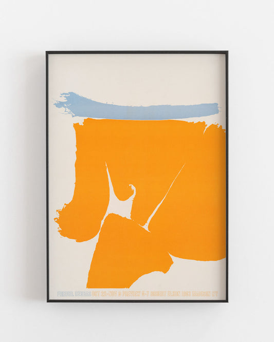 Friedel Dzubas vintage exhibition poster