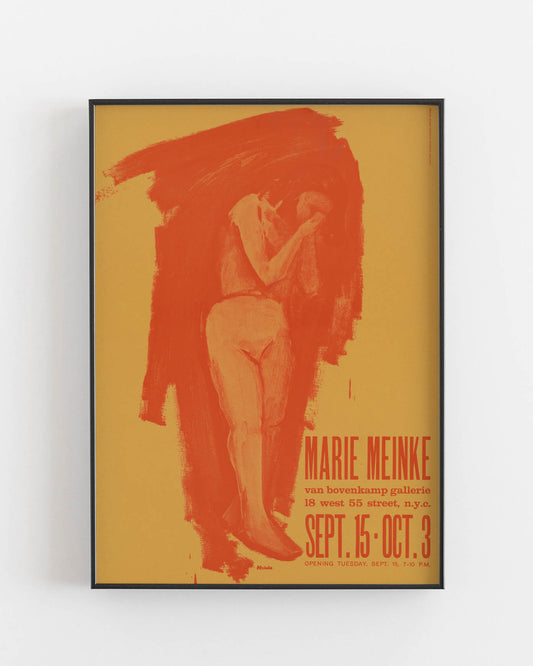 Marie Meinke exhibition poster