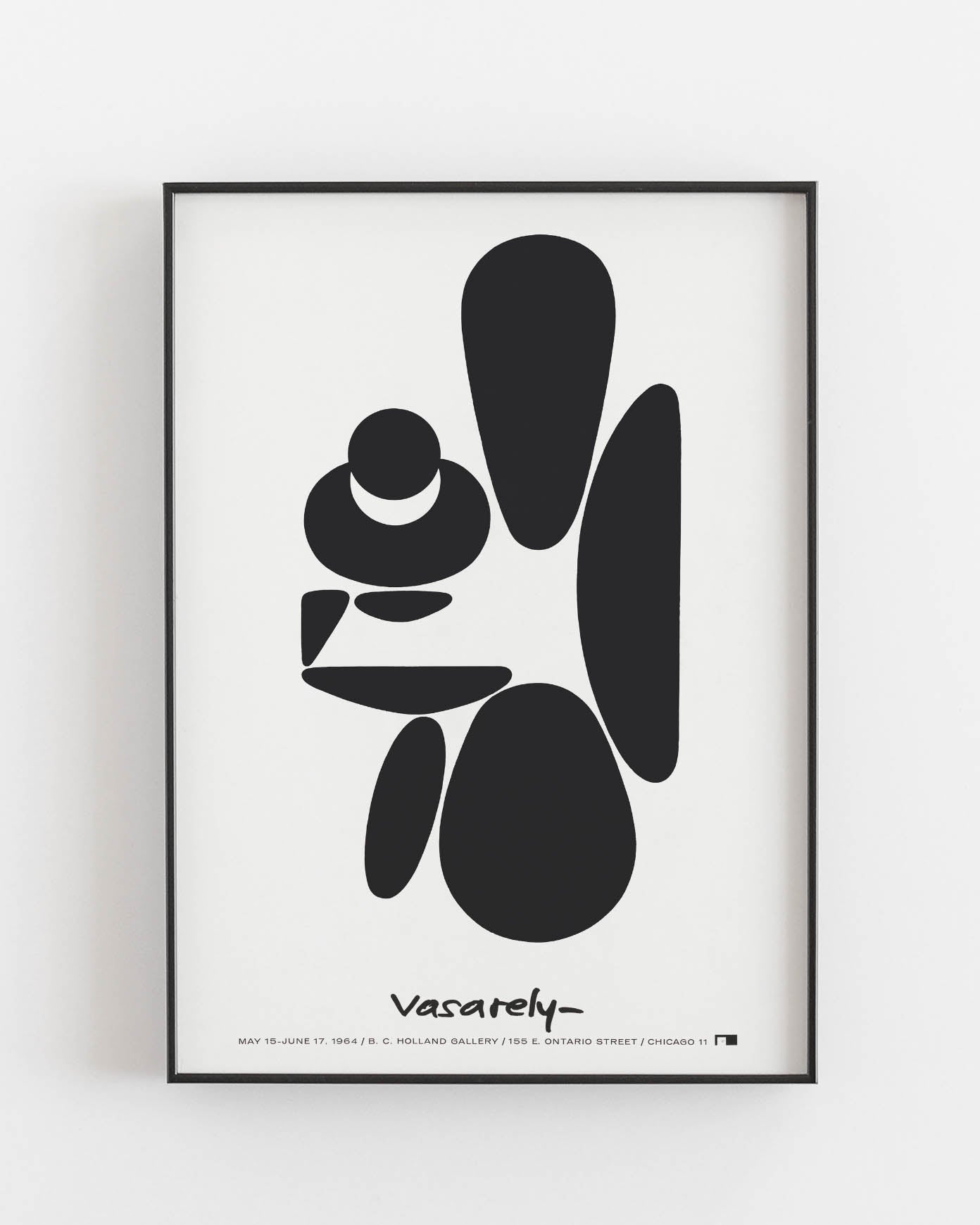 Victor Vasarely 1964 exhibition poster